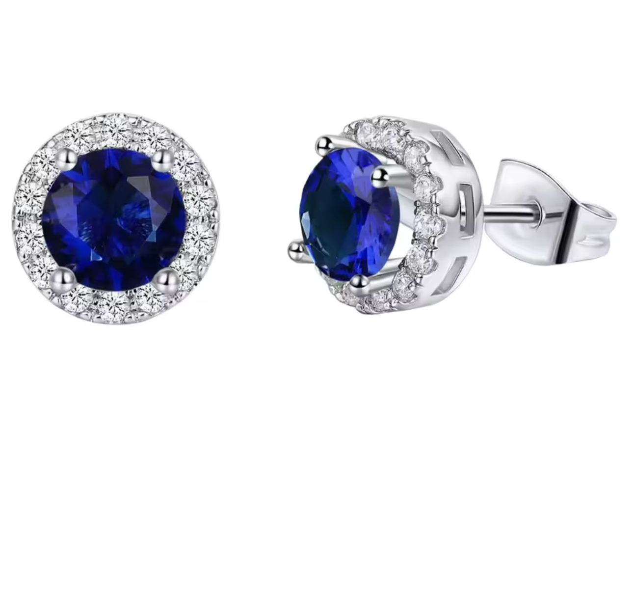 Luxury 925 Sterling Silver Stud Earrings for Women