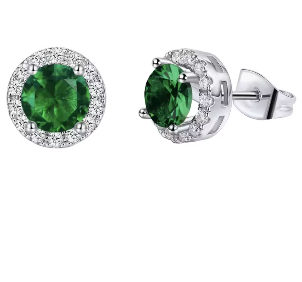 Luxury 925 Sterling Silver Stud Earrings for Women