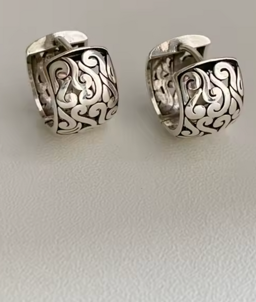 925 Sterling Silver Korean Fashion Earrings for Women