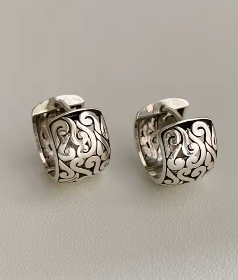 925 Sterling Silver Korean Fashion Earrings for Women